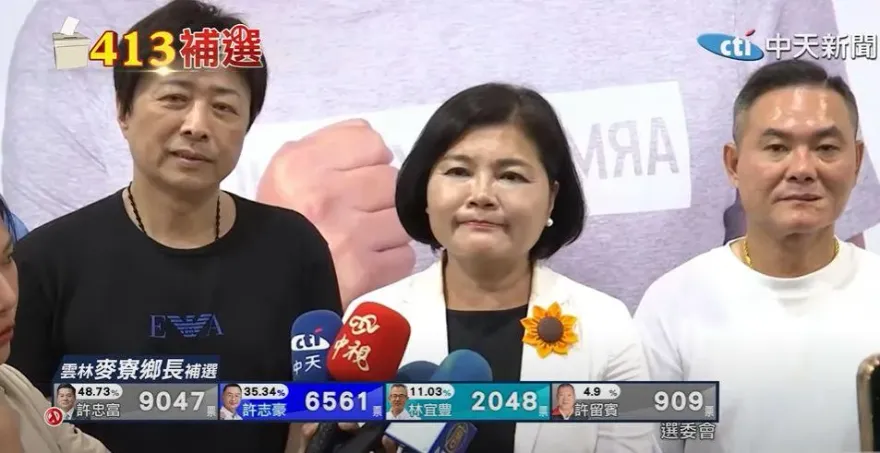 麥寮鄉長補選國民黨未獲勝　張麗善：尊重並給予祝福