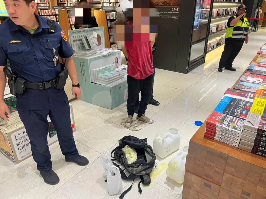 快訊/台中吊嘎男「想吃牢飯」到勤美誠品縱火　裁准羈押、未禁見