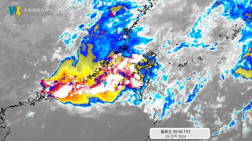 閃電列車出現了！ 苗栗以南防豪雨　北部也開始打雷「需留意」