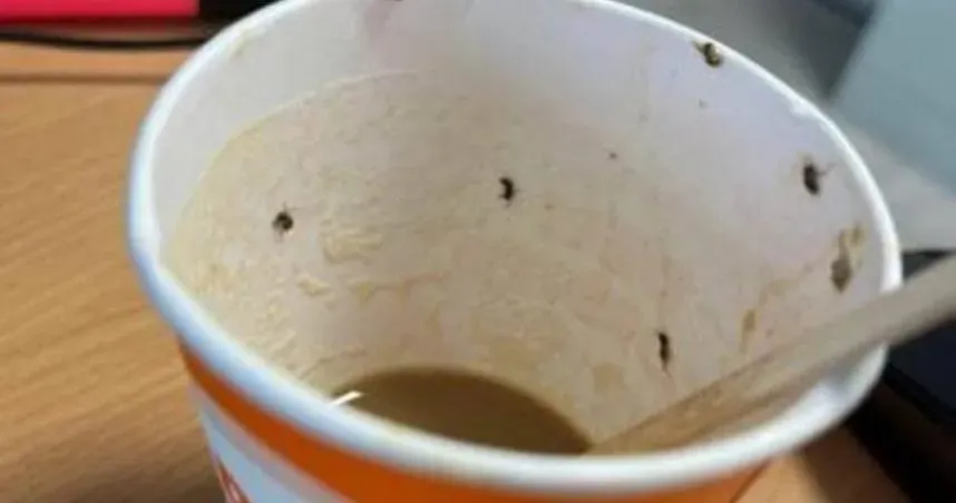 太恐怖了！她喝自動販賣機咖啡...「誤吞杯內黑色昆蟲」　住加護病房險喪命
