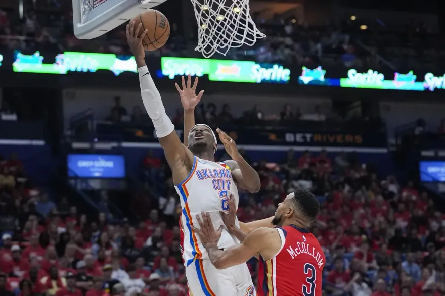 影/NBA季後賽亞歷山大領軍雷霆3連勝聽牌　華格納率魔術扳平騎士