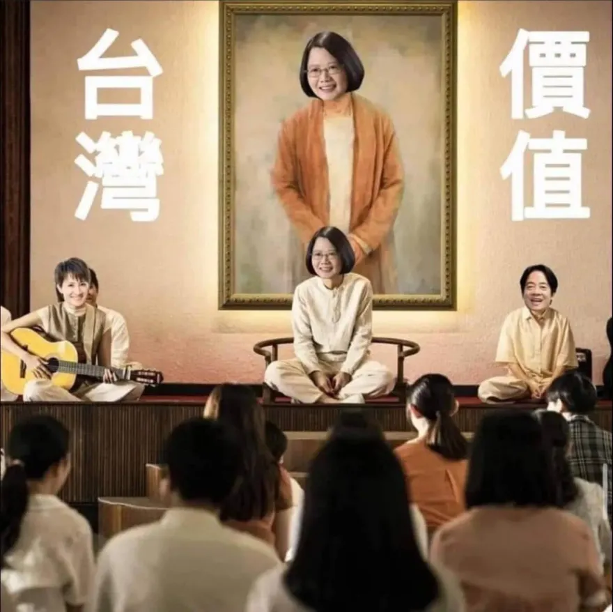 髮夾彎！《周處除三害》「尊者」換頭蔡英文　刑事局喊查煽惑犯罪改口：已結案