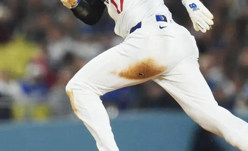 影/大谷翔平盜壘左臀走光！透明球褲破洞　大聯盟宣布改良方案