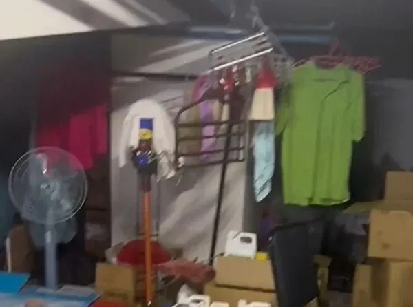 台版寄生上流！台中七期豪宅「保全蝸居」地下室電表區　家電齊全