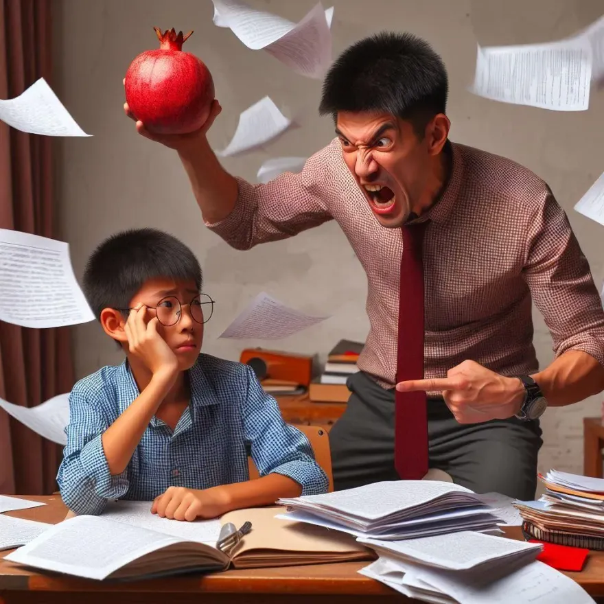 父「礙」毀一生！國小生爸爸輔導作業崩潰　竟用石榴怒砸孩子害脾臟破裂