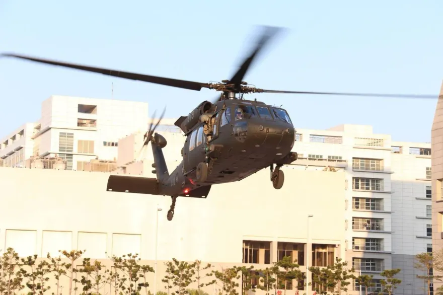 影/黑鷹直升機總統府上空現蹤！520就職典禮擔重任