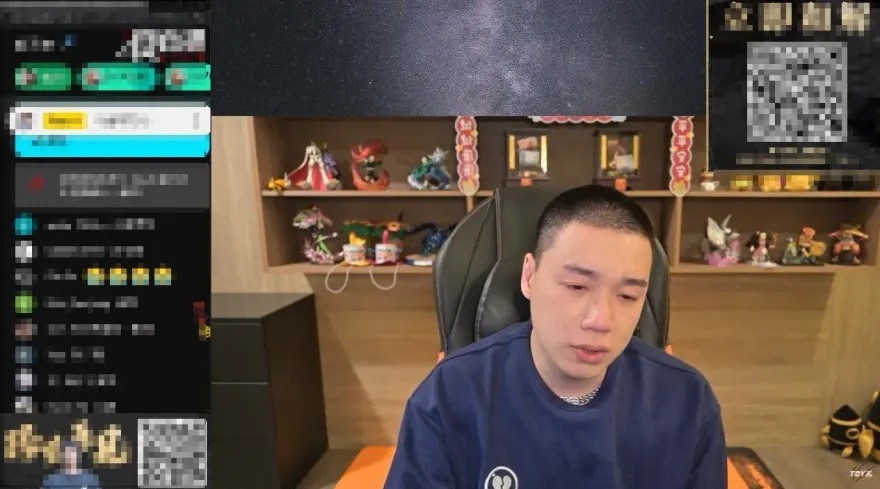 快訊/Toyz爆哭！入獄前剃平頭最後直播　他淚崩曝「最後心願」