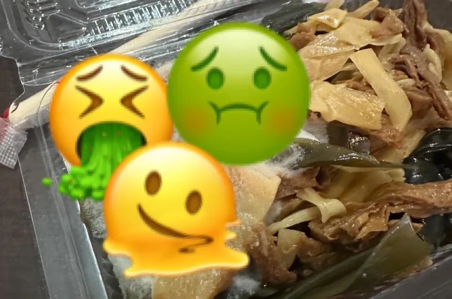 超噁外送餐點「佈滿菌絲」！谷歌還找無店家　網也崩潰：「好霉良心的店家」