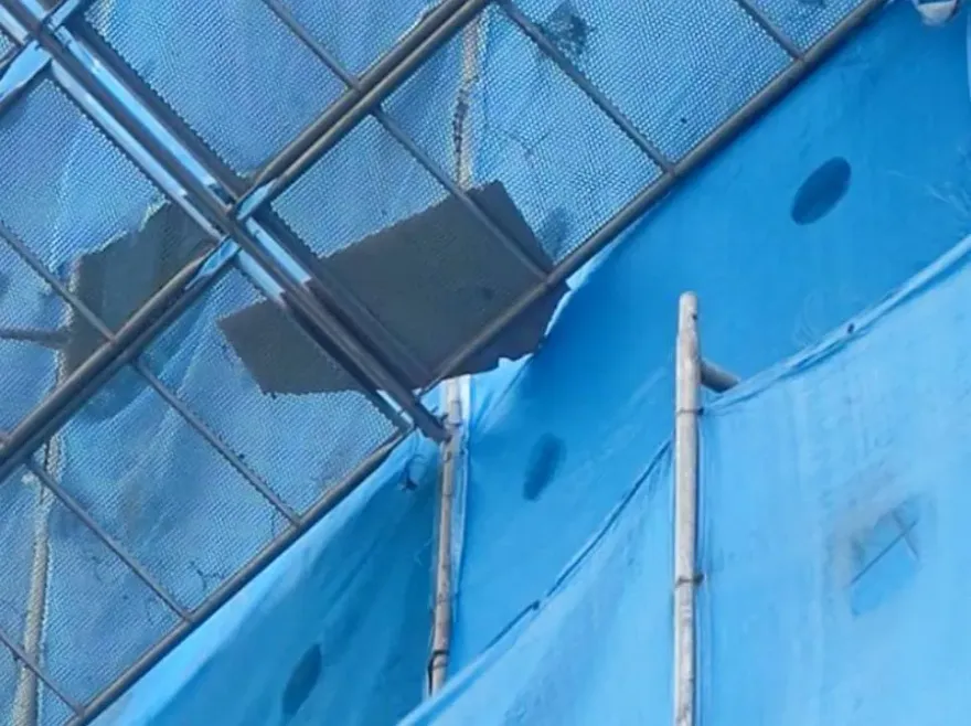 快訊/桃園機場捷運出事！180公分美耐板落軌險釀災　建案工地遭勒令停工
