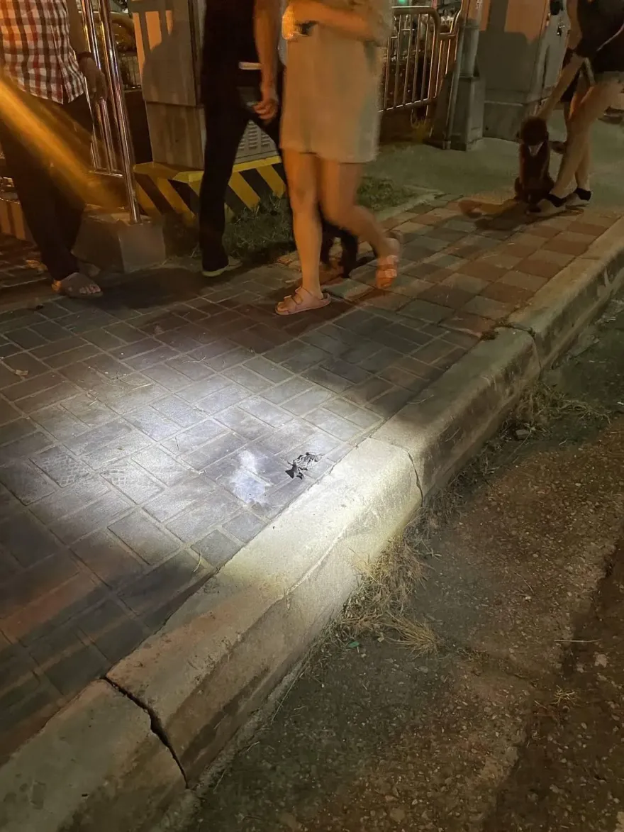 影/畫面曝光！台中北屯街頭不明爆炸「冒火光」　警鎖定出租車