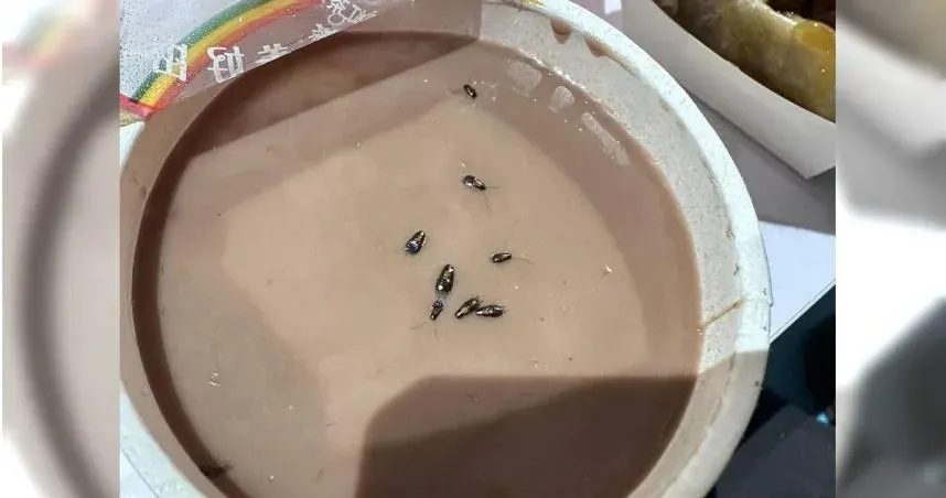 八強過奶？早餐店奶茶驚見「漂浮8小強」　網狂嘔：全家都在裡面
