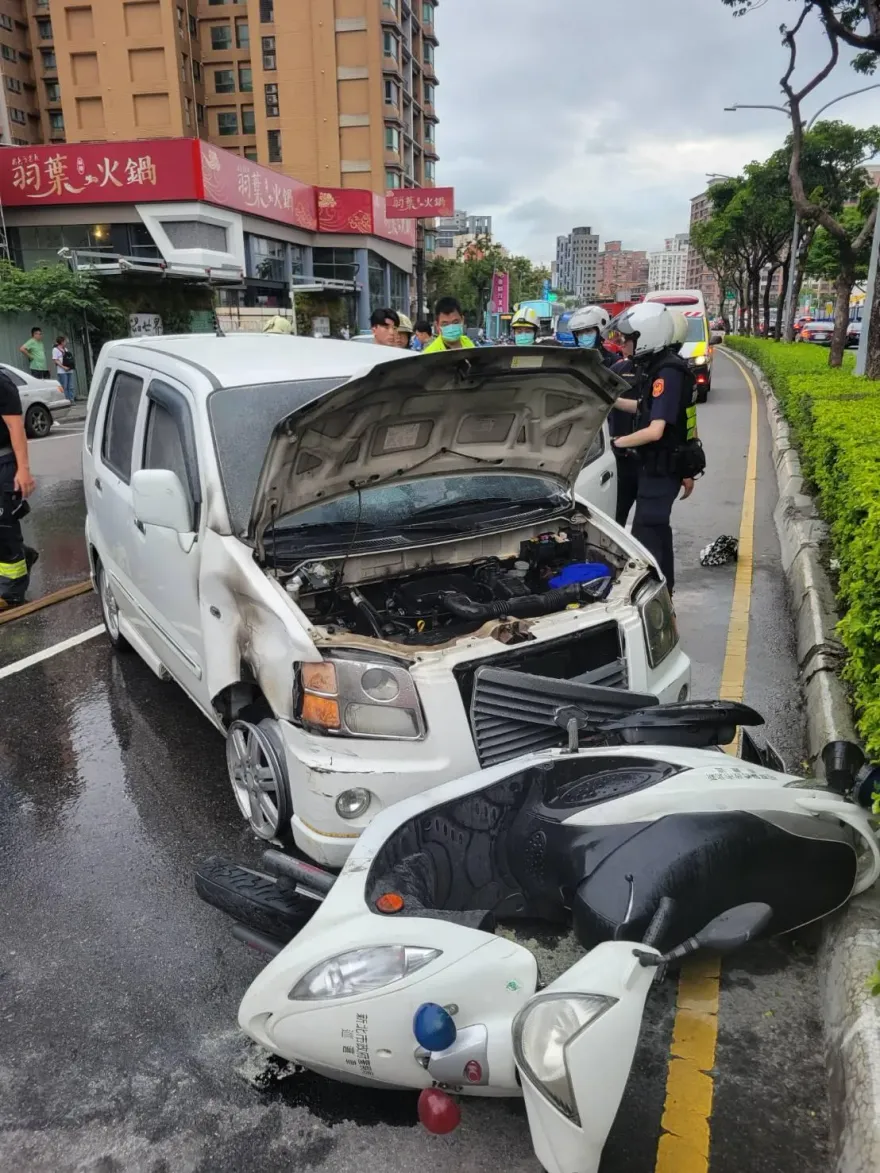 企圖開車衝撞員警！蘆洲警英勇攔截6條通緝男　開3槍成功逮人