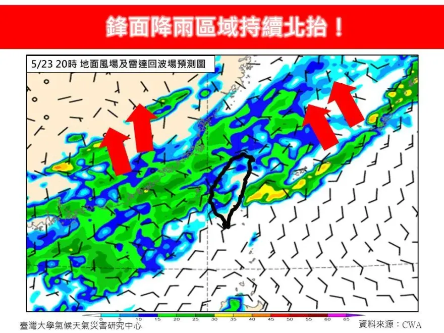 雨不會停！「鋒面北抬碰上對流」午後降雨更有感　未來一週天氣曝光