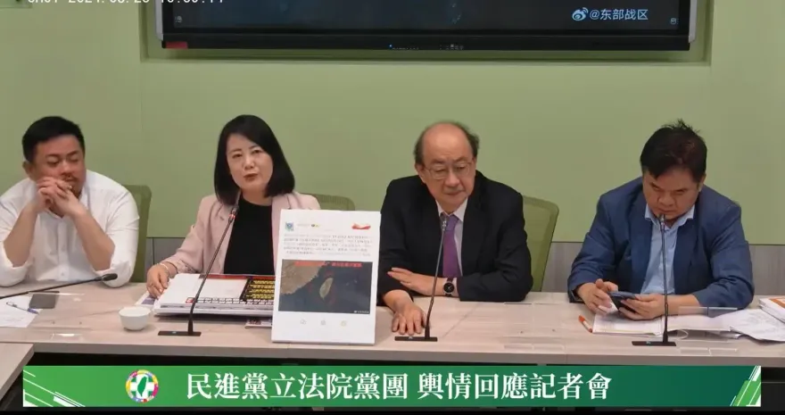 解放軍圍台軍演！柯建銘：與在野黨裡應外合