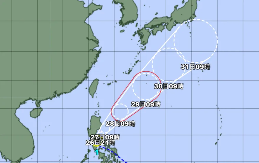 快訊/今年首颱「艾維尼」生成！最新路徑出爐　氣象署：對台影響機率低