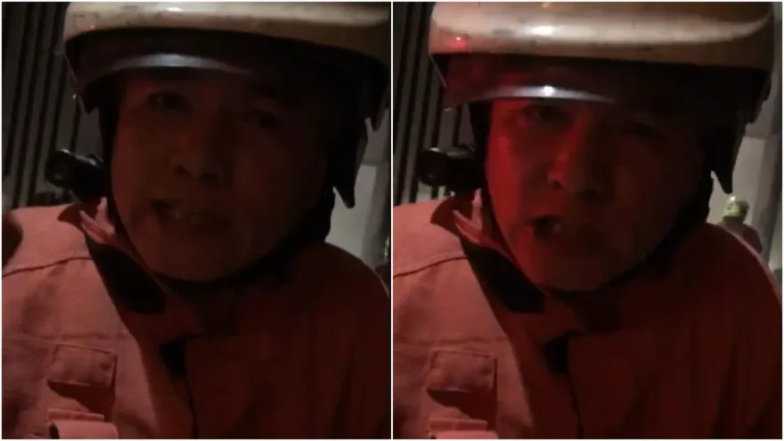 晴空匯濃煙狂竄！分隊長引導「關門別逃生」　上百戶安全撤離
