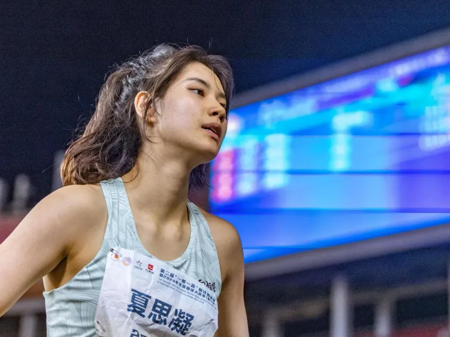「田徑IU」一天2破PB！速度直逼搶跑女神　夏思凝：喜歡與人競爭激發潛力
