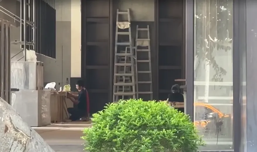 快訊/北屯住商工地「工人觸電」從梯子上墜落　急救後恢復呼吸心跳