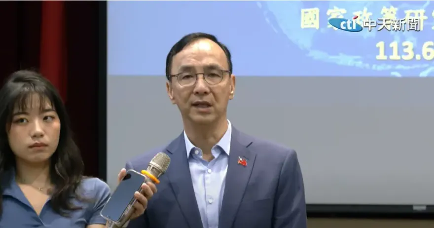 影/傳韓國瑜介入黨主席選舉　朱立倫轟媒體名嘴造謠：對院長造成很大的困擾