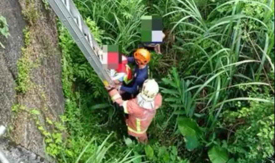 一家4口汐止溪邊遭蜂攻擊　母女2人遭叮咬警消救援助脫困