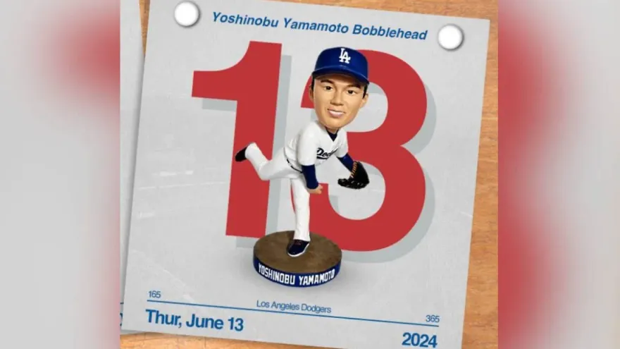 影/快來搶開球！山本由伸搖動公仔日　道奇開特例徵球迷登板