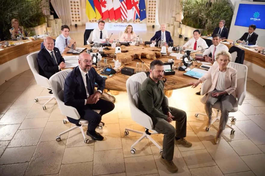 G7達共識！動用俄羅斯凍結資產獲利　供烏克蘭1.6兆貸款