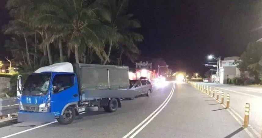 台東男過馬路遇死劫！遭貨車撞倒又被轎車輾壓　送醫宣告不治