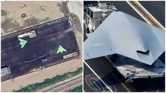 陸隱形無人戰機「攻擊-11」現上海船廠 　或為076型兩棲攻擊艦標配