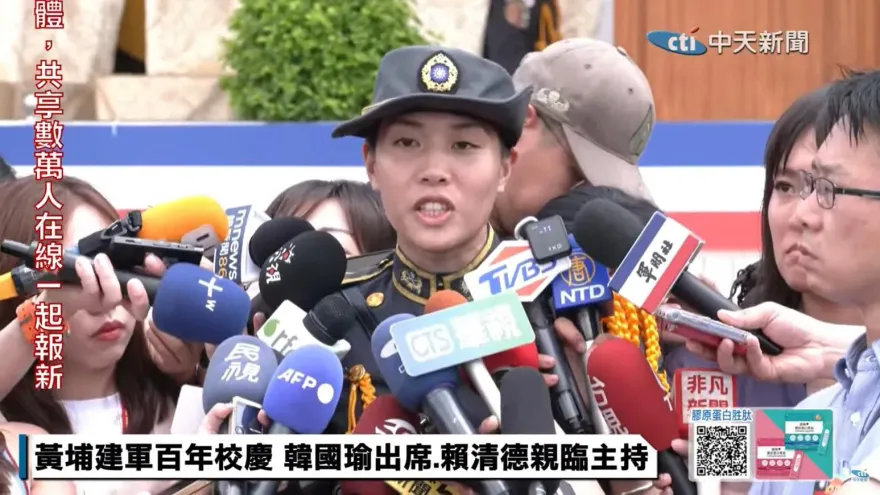 陸軍官校百年踢正步　光榮時刻展現黃埔女力