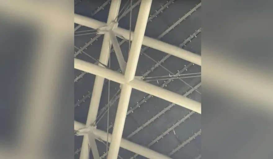 影/台北也有大秘寶？大巨蛋又漏水球迷氣炸　遠雄回應了