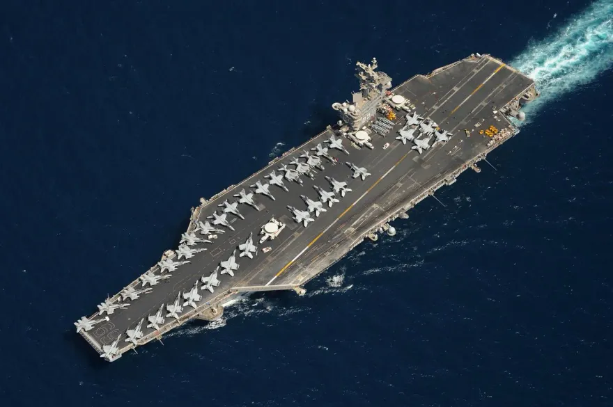 破解假訊息　媒體公開艾森豪號航艦現況
