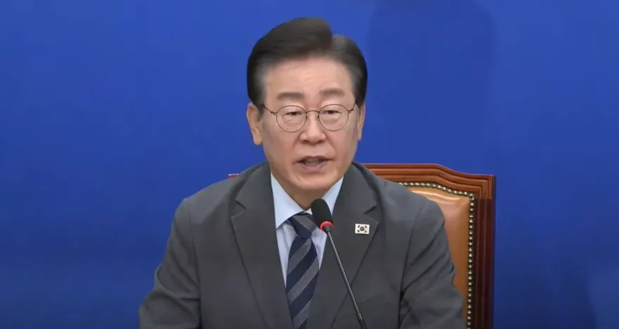 影/韓國最大在野黨黨魁李在明宣布辭職　以謀求連任