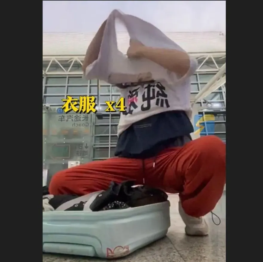 影/可以出醜不能出錢！為省8千元託運費　她身上狂套20多件衣服