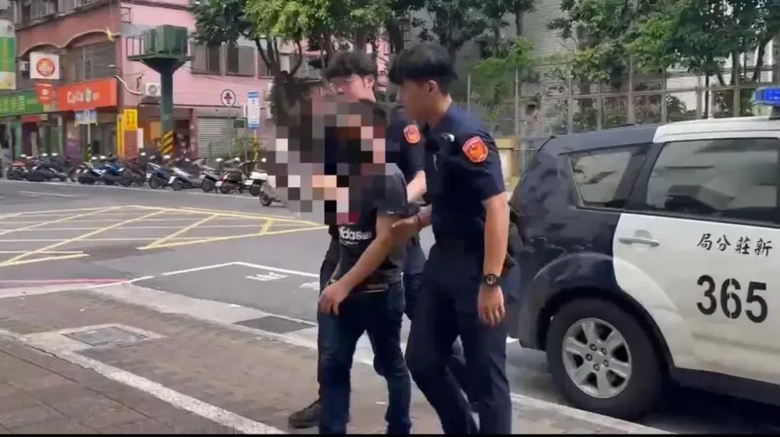 影/新莊男子嗆情敵「為何搶我女友」　持西瓜刀砍傷對方遭警查緝到案