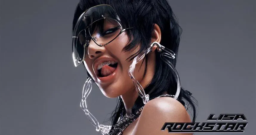 Lisa新歌〈Rockstar〉大突破！自立門戶後首發單曲　「吐舌舔齒」造型超前衛