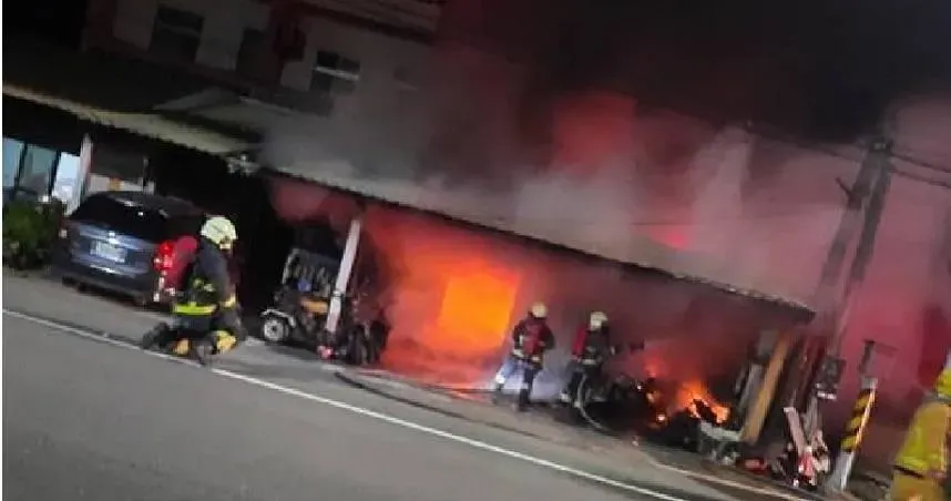通霄詭異火警！鐵皮屋「相隔12小時」竟二度起火　1女嗆傷送醫