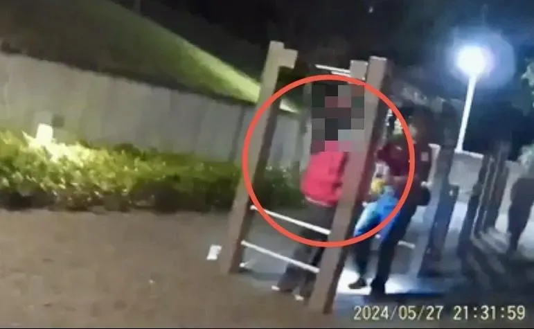 影/命懸一線！女子北投三層崎公園內想不開　警及時趕到鬼門關前救回一命