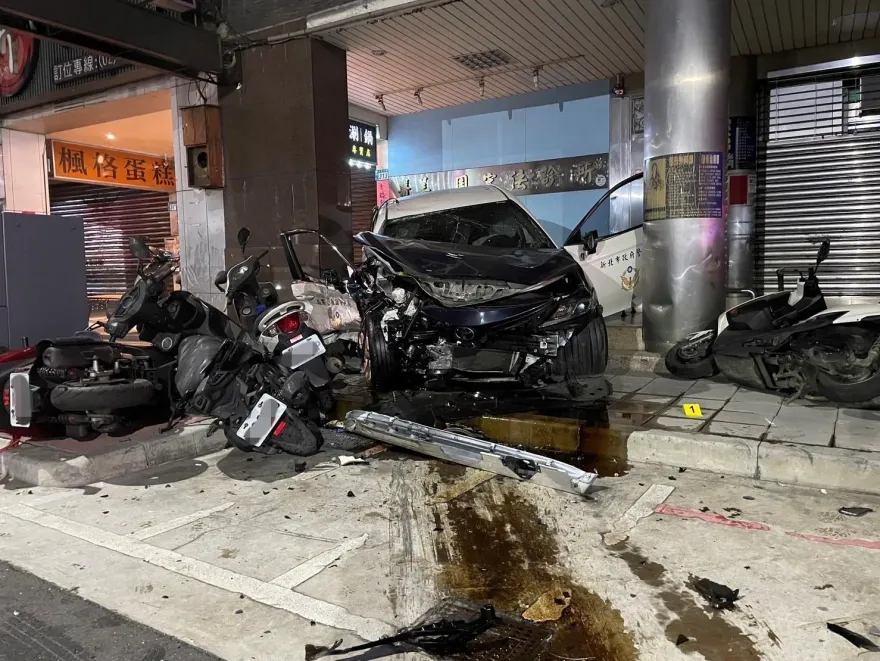 影/三重人渣吸「喪屍毒品」高速撞死好警察　他認了