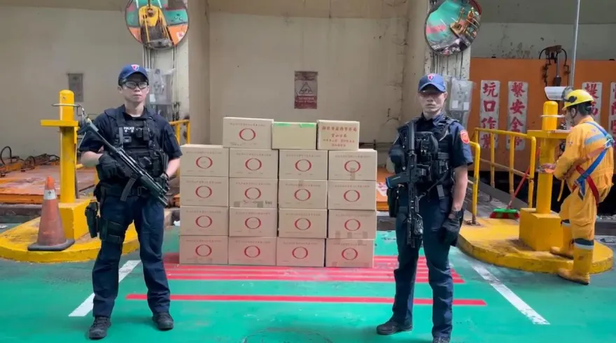 影/新北警銷燬近億元毒品　霹靂小組荷槍實彈戒護押送焚化爐