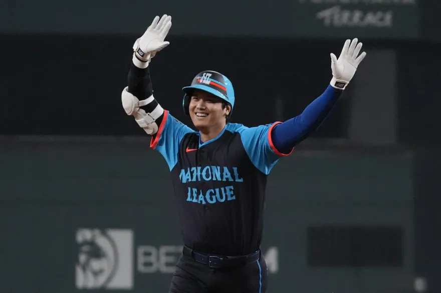 影/大谷翔平明星賽首開轟　「美聯獲勝贏裡子」杜南奪MVP