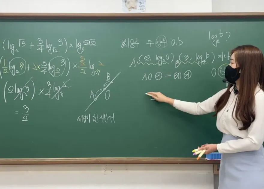 不再打瞌睡！南韓顏值登頂數學女師「短裙授課」　畢業生怒喊：以前沒這種