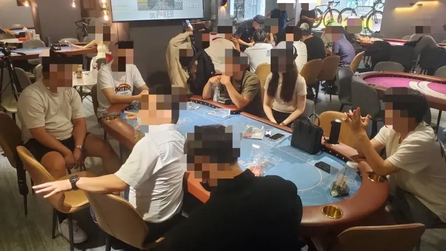 影/囂張！職業賭場距警局僅300公尺　假協會掛羊頭賣狗肉公然聚賭