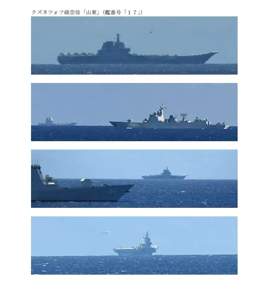 執行超過400架次艦載軍機起降　大陸山東號編隊航向南海