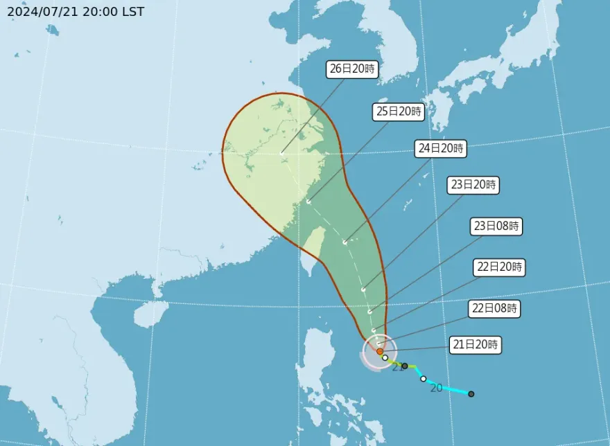凱米颱風動向受矚！《BBC》：「未來18小時」成關鍵　7/25將襲台