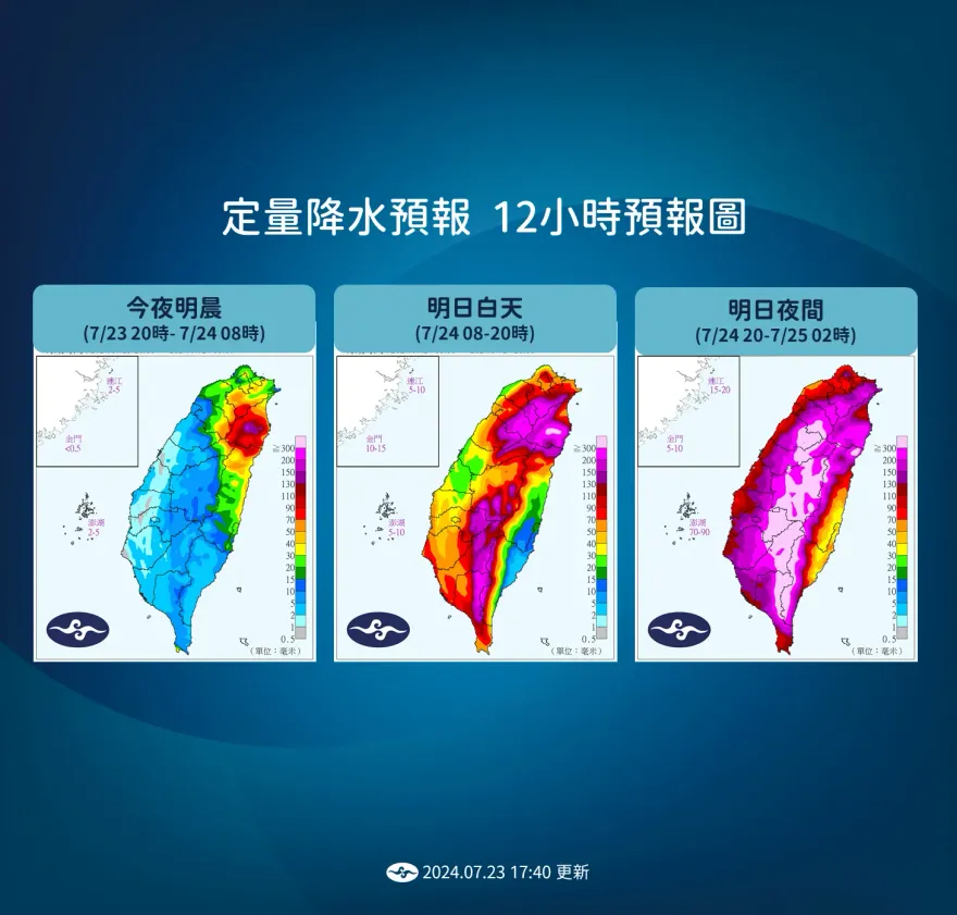 凱米暴風半徑略為擴大！陸警擴及高雄　氣象署示警：近年最有感颱風