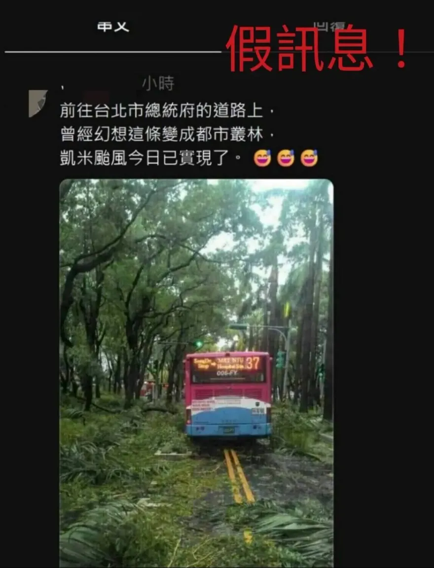 發文北市仁愛路變「都市叢林」照　男子散佈假消息遭逮最重關3年罰百萬