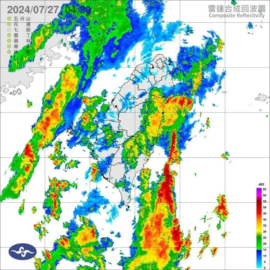 凱米才剛走「低壓帶又來」！東半部、南部7縣市大雨特報