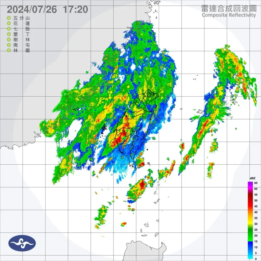 凱米走了！中南部昨天依舊「強風豪雨」　吳聖宇：長條狀雲雨帶造成