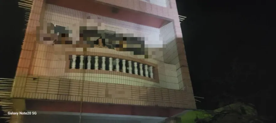 快訊/彰化社頭透天厝火警！暗夜燃燒一家四口慘困陽台　遭嗆傷急送醫