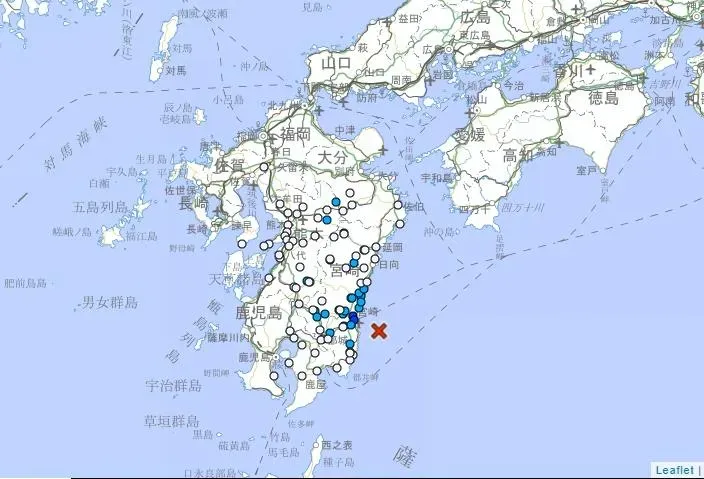 快訊/日本宮崎地牛又翻身！清晨規模4.5地震　無海嘯風險